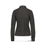 CALIBAN Camicia donna con stampa Verde Grigio
