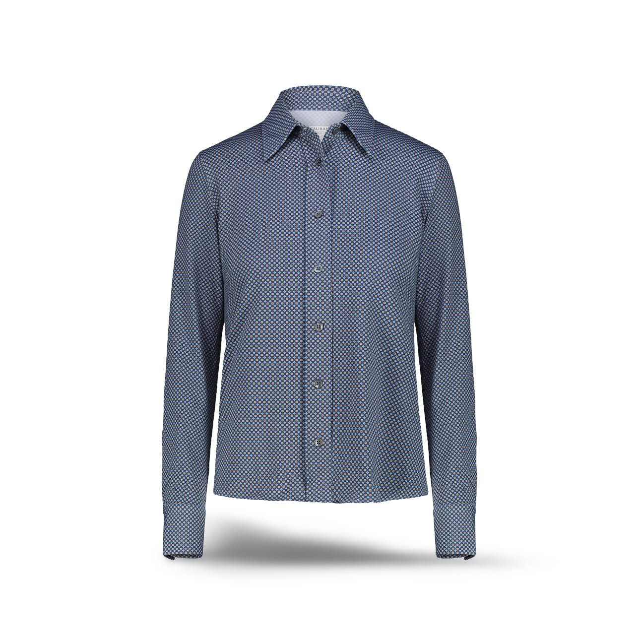 CALIBAN Camicia donna in skin like Blue