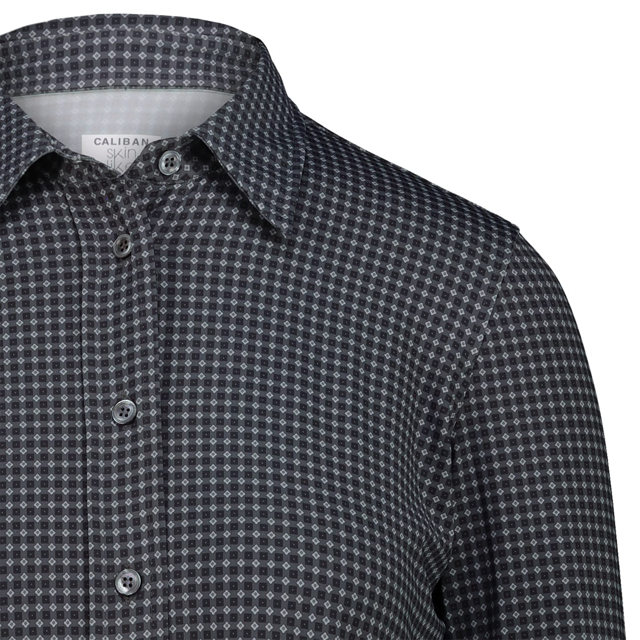 CALIBAN Camicia donna in skin like Grigio Multi