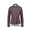 Camicia donna in skin like Marrone Multi
