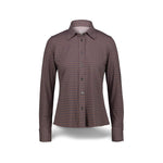 CALIBAN Camicia donna in skin like Marrone Multi