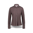 Camicia donna in skin like Marrone Multi