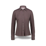 CALIBAN Camicia donna in skin like Marrone Multi