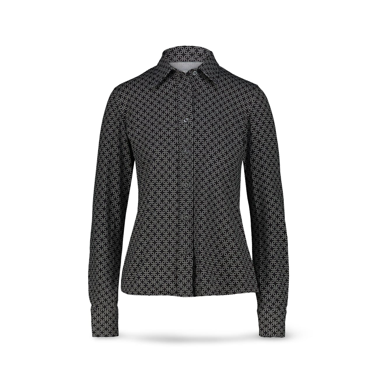 CALIBAN Camicia donna in skin like Nero