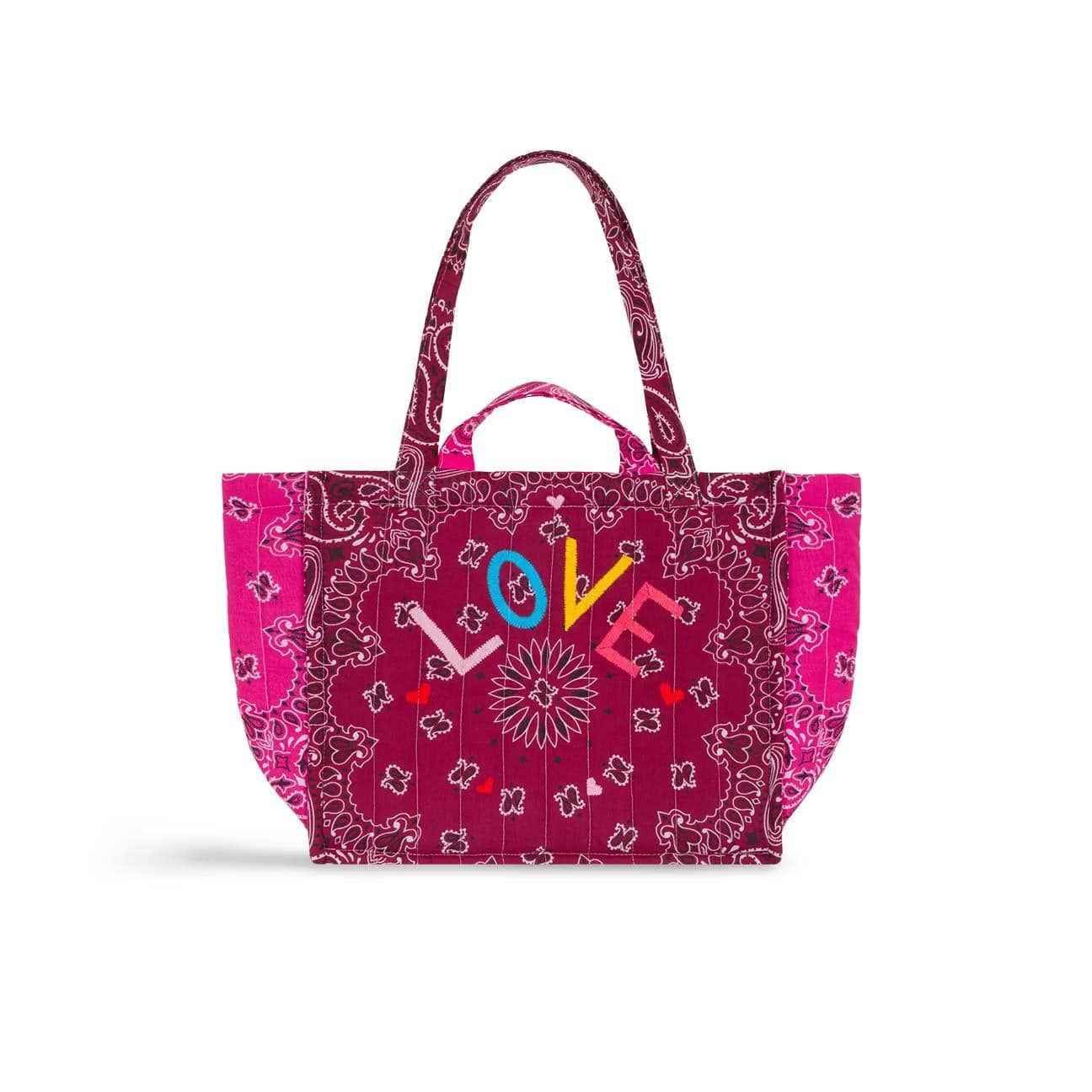 CALL IT BY YOUR NAME Borsa Cabas medium Fuxia Bordea