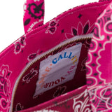 CALL IT BY YOUR NAME Borsa donna Basket Fucsia Bordeaux