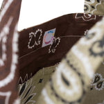 CALL IT BY YOUR NAME Borsa Picnic  in bandana matelassè Marrone