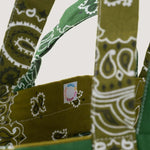 CALL IT BY YOUR NAME BorsacPicnic  in bandana matelassè Green