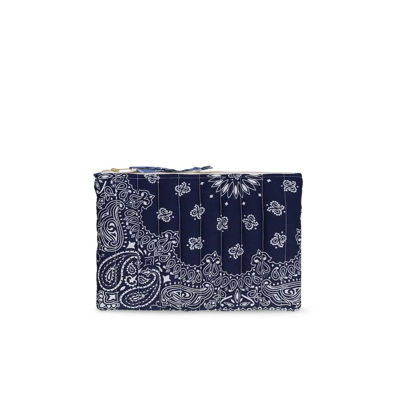 CALL IT BY YOUR NAME Pochette in bandana matelassè Blue