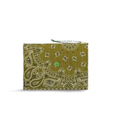 CALL IT BY YOUR NAME Pochette in bandana matelassè Green Bronze