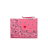 CALL IT BY YOUR NAME Pochette in bandana matelassè Rosa