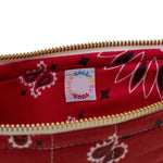 CALL IT BY YOUR NAME Pochette in bandana matelassè Rosso