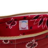 CALL IT BY YOUR NAME Pochette in bandana matelassè Rosso
