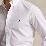 POLO RALPH LAUREN Camicia in popeline stretch Bianco