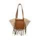 CATARZI 1910 Borsa donna Thaiti in paglia e cuoio Beige