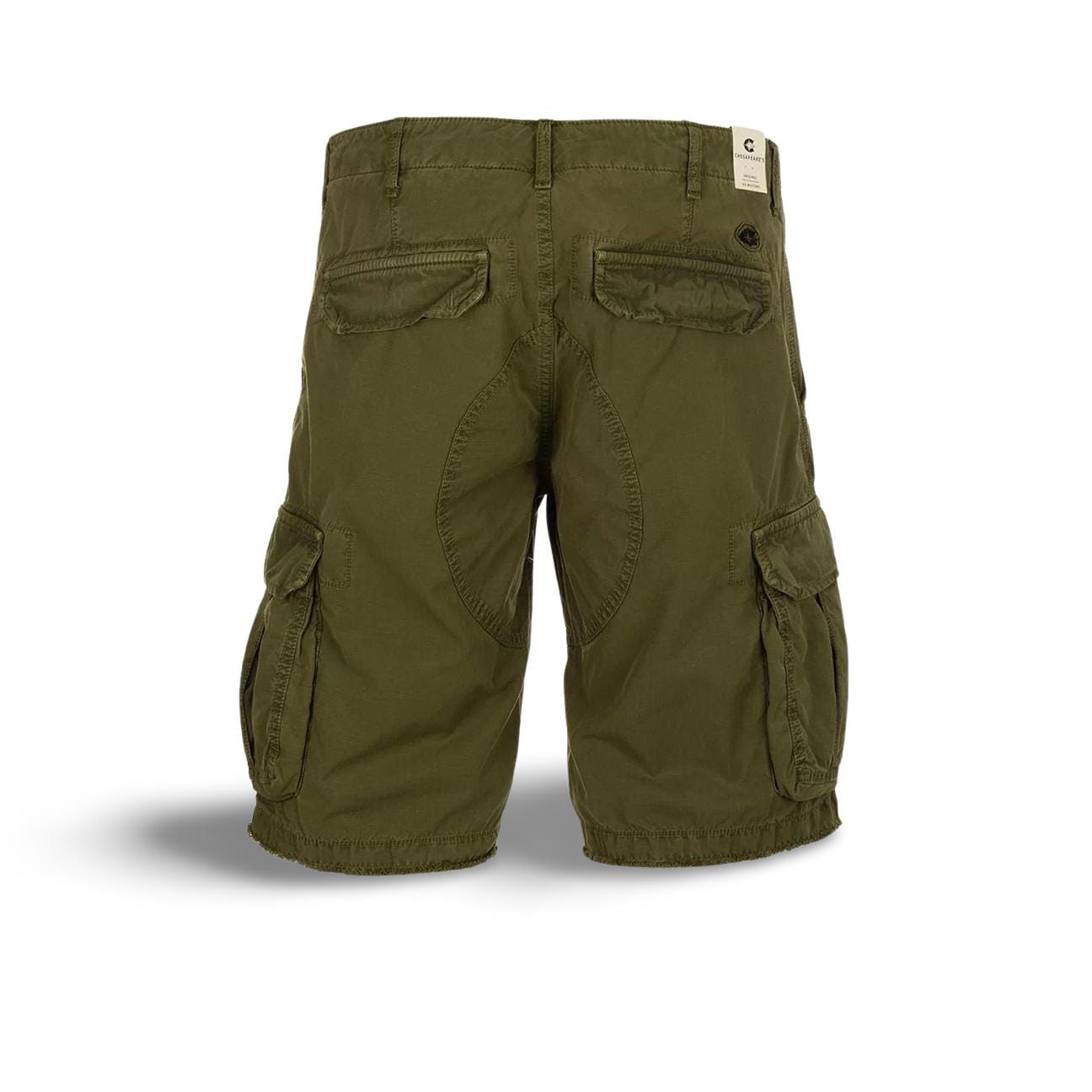 CHESAPEAKE'S Bermuda uomo Barras in ripstop Verde Militare