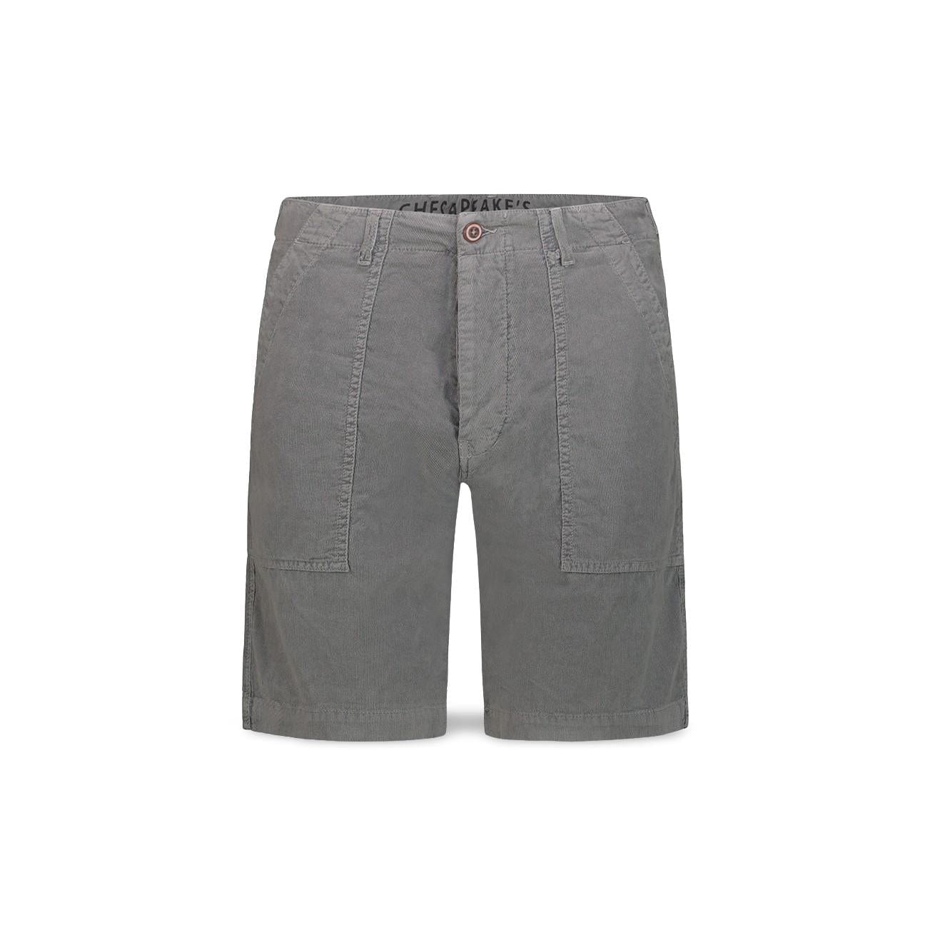 CHESAPEAKE'S Bermuda uomo Shannon in corduroy Grigio