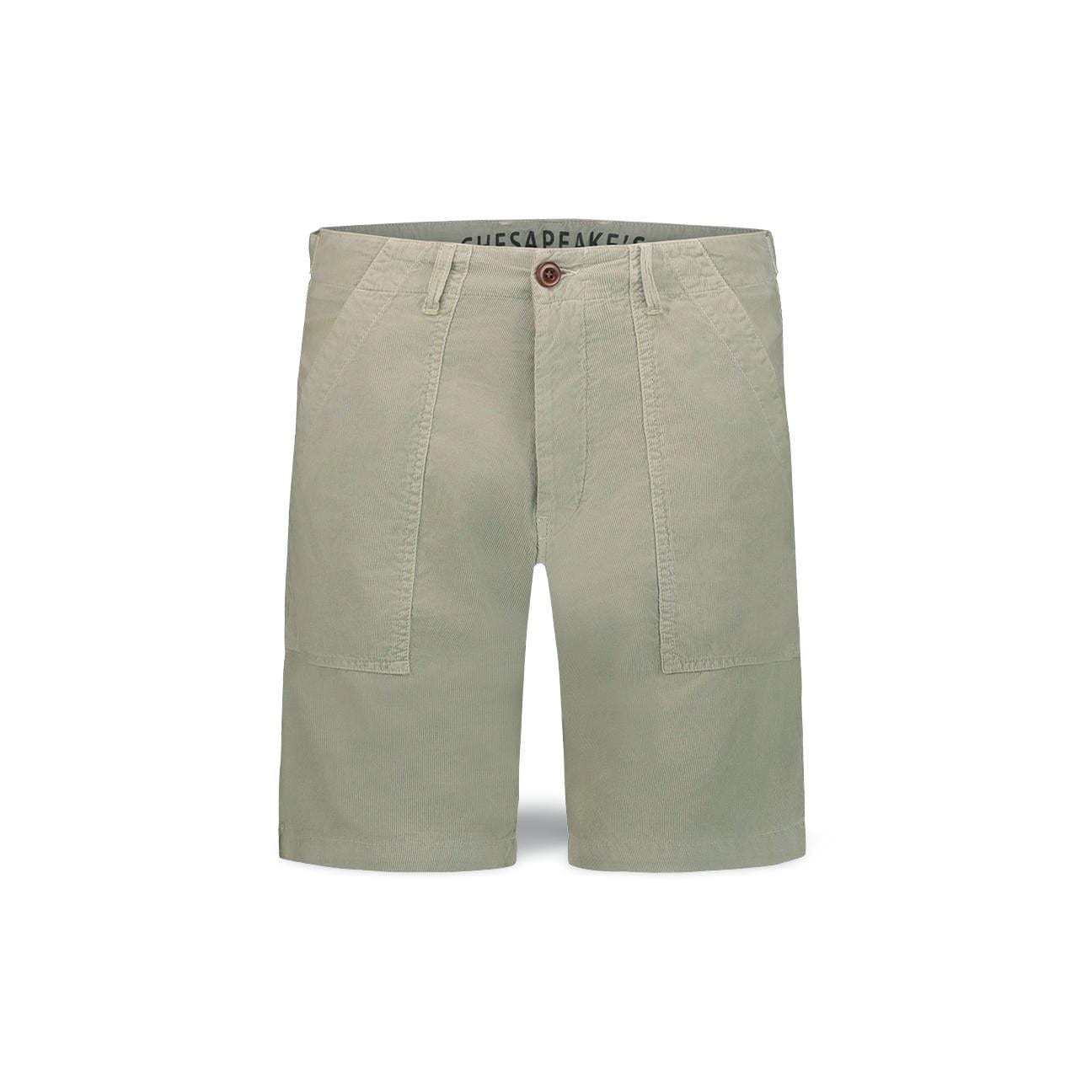 CHESAPEAKE'S Bermuda uomo Shannon in corduroy Sage