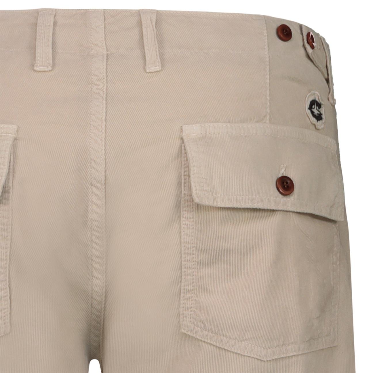 CHESAPEAKE'S Bermuda uomo Shannon in corduroy Stone