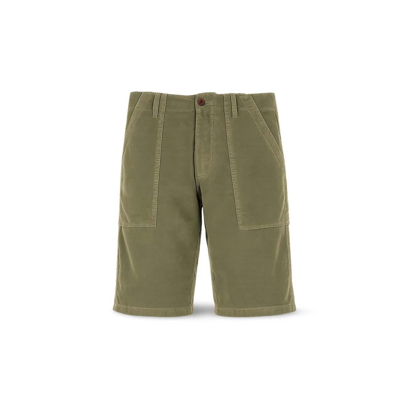 CHESAPEAKE'S Bermuda uomomShannon in velluto Military
