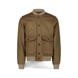 CHESAPEAKE'S Bomber uomo in lana Olive