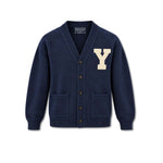 CHESAPEAKE'S Cardigan uomo Varsity Yale Blue