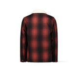 CHESAPEAKE'S Giacca da uomo a quadri Tulsa Rosso e Nero