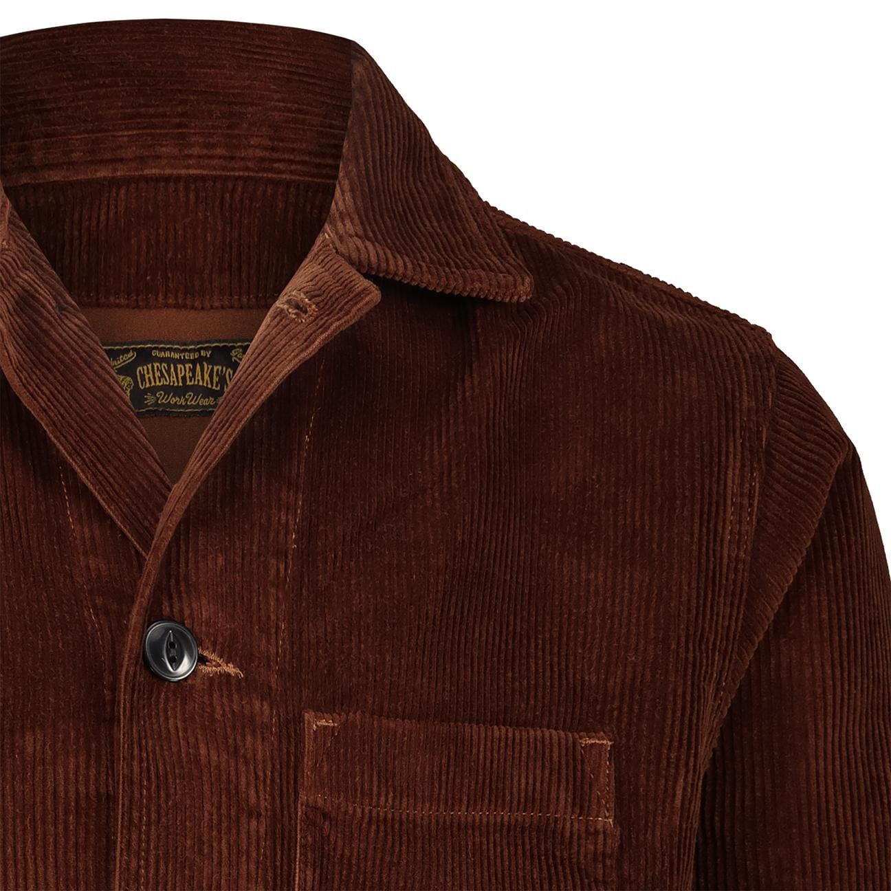 CHESAPEAKE'S Giacca da uomo in velluto Overland Marrone
