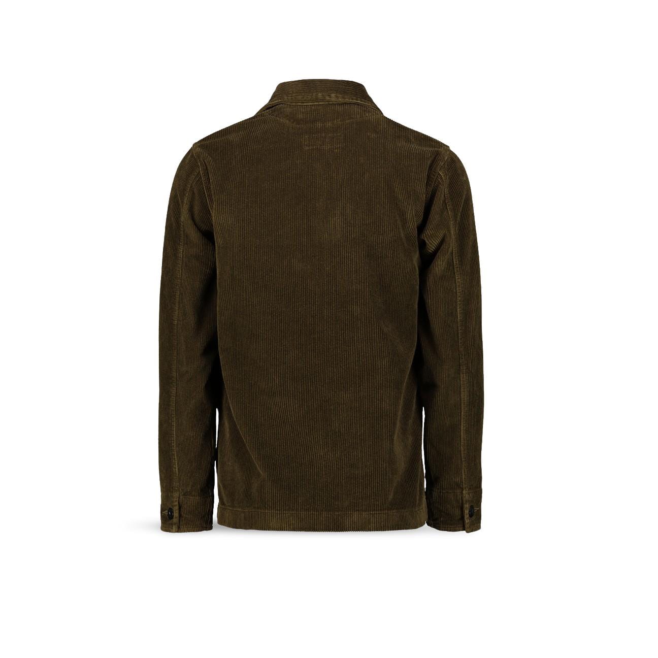 CHESAPEAKE'S Giacca da uomo in velluto Overland Verde Miliatre