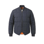 CHESAPEAKE'S Giacca uomo Down Jacket Lumberjack HBT Waxed Blue