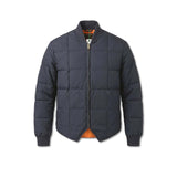 CHESAPEAKE'S Giacca uomo Down Jacket Lumberjack HBT Waxed Blue