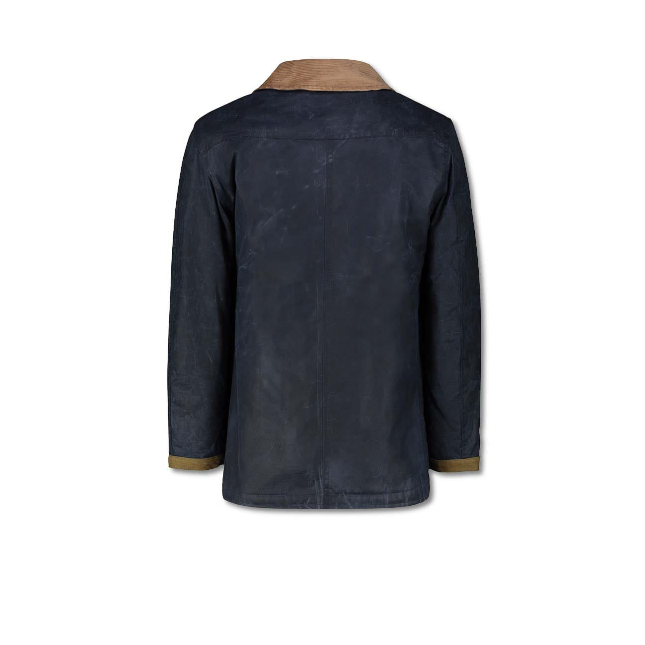 CHESAPEAKE'S Giacca uomo Fireman Bedford Waxed Blue