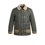 CHESAPEAKE'S Giacca uomo Fireman Bedford Waxed Military Green