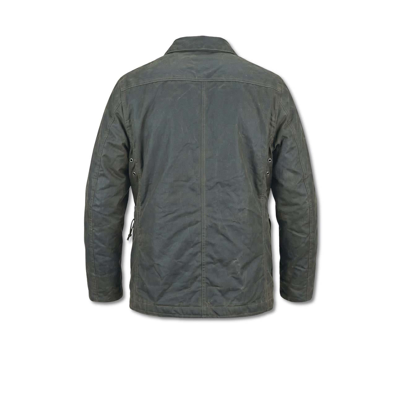 CHESAPEAKE'S Giacca uomo Fireman Bedford Waxed Military Green