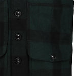 CHESAPEAKE'S Gilet uomo Oregon Check Verde e Nero