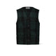 CHESAPEAKE'S Gilet uomo Oregon Check Verde e Nero