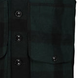 CHESAPEAKE'S Gilet uomo Oregon Check Verde e Nero