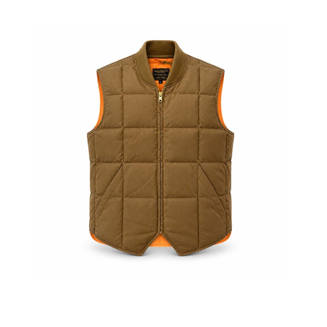 CHESAPEAKE'S Gilet uomo Seattle Down Vest Khaki