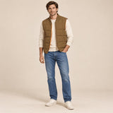 CHESAPEAKE'S Gilet uomo Seattle Down Vest Khaki