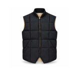 CHESAPEAKE'S Gilet uomo Seattle in piuma reversibile in Denim