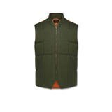 CHESAPEAKE'S Gilet uomo Seattle  in piuma Verde MIlitare