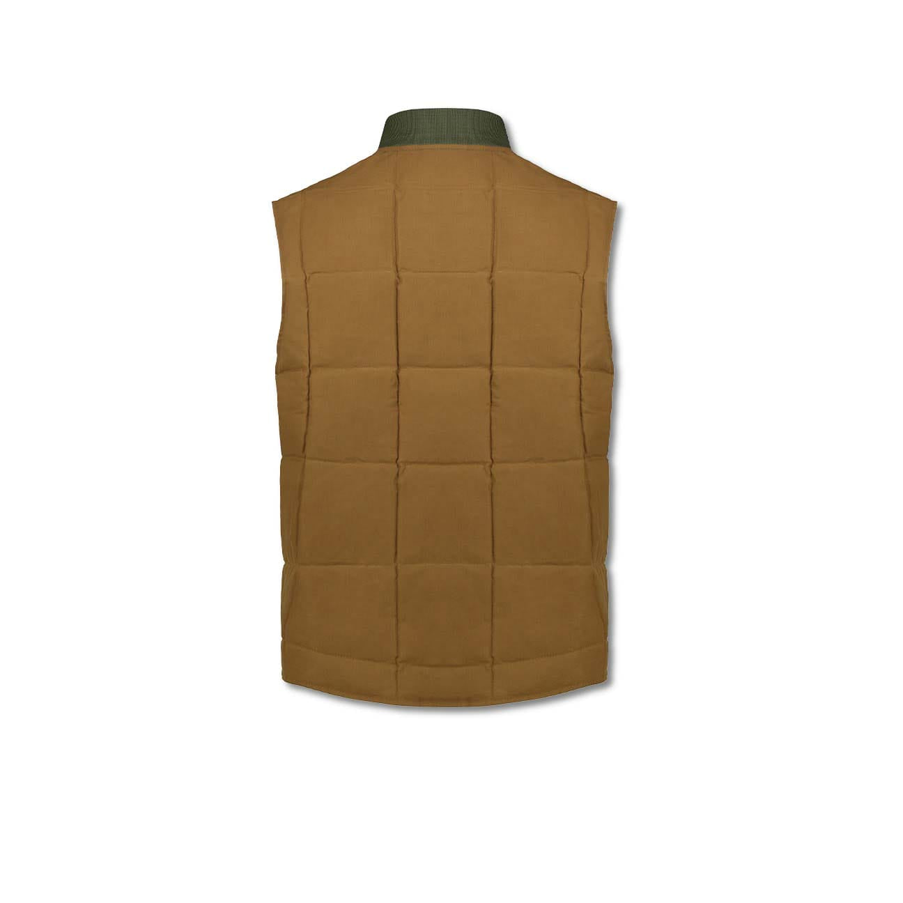 CHESAPEAKE'S Gilet uomo Seattle  in piuma Verde MIlitare