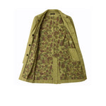 CHESAPEAKE'S Impermeabile uomo Mac in gabardina Verde Militare