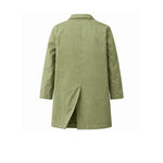 CHESAPEAKE'S Impermeabile uomo Mac in gabardina Verde Militare
