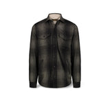 CHESAPEAKE'S Overshirt Jackson da uomo check Verde e Nero