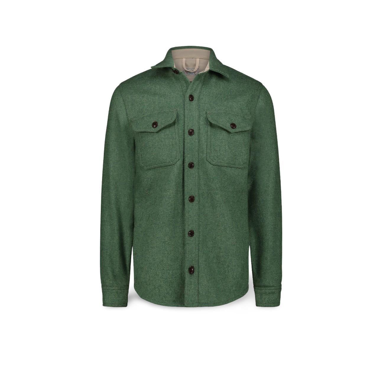 CHESAPEAKE'S Overshirt Jackson da uomo Verde Salvia