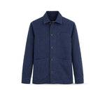 CHESAPEAKE'S Overshirt uomo in lino St Malo Blue