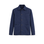 CHESAPEAKE'S Overshirt uomo in lino St Malo Blue