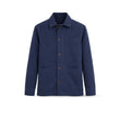 Overshirt uomo in lino St Malo Blue