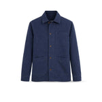 CHESAPEAKE'S Overshirt uomo in lino St Malo Blue